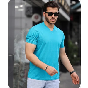 Men's Style Mens Style Pamuklu V Yaka Tişört