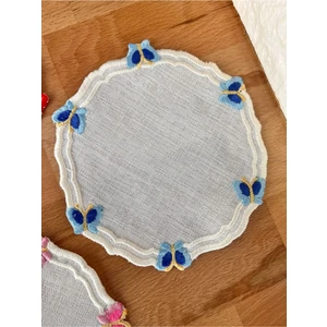 Nakış Konsept Kelebekli Kokteyl Peçete