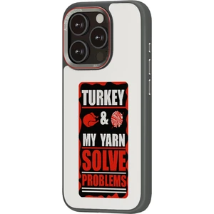 Urr iPhone 15 Pro Max Nfc Smart Case Akıllı Kapak - Titan Gri