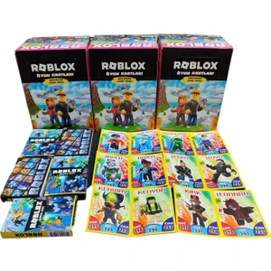 Emrah Gültekin Roblox Oyun Kartları Yeni Seri Roblox Kartlar (24 Minik Kutu 288 Adet Kart) Oyuncu Karakterleri Oyun Kağıtları
