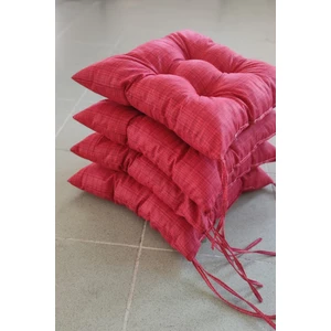 Nmhc Kare Kırmızı Sandalye Minderi 40 x 40 cm | Bahçe Balkon Minderi | Minder | 1 Adet