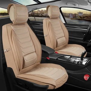 Ford Focus 1 Uyumlu Lüx Deri Oto Koltuk Kılıfı Ön Arka Takım Akdeniz Serisi Bej Sc