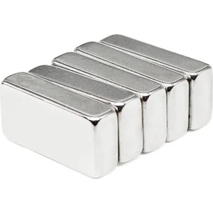 Dünya Magnet 5 Adet Neodyum Mıknatıs Dikdörtgen 20X10X5 mm