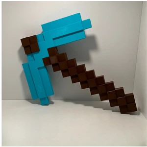 3D Layer Craft Minecraft Elmas Kazma Figür Oyuncak 25 cm