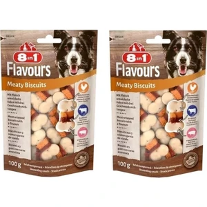 Flavours Meaty Biscuits Köpek Ödülü 100 gr x 2 Adet