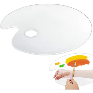 Ata Pleksi Resim Paleti Pleksi Akrilik Şeffaf Resim Palet