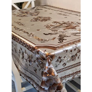 Başak Ev Tekstili 140 x 180  Hazır Metalik Pano Muşamba Pvc Masa Örtüsü