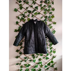 Çınar Butik Bayan  Kapitone Mont Siyah - 42