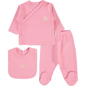 Civil Baby Kız Bebek Zıbın Takımları 0-1 Ay Pembe