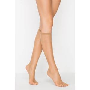Fit 15 Burunsuz 3lü Bronz Pantolon Çorabı