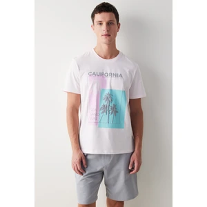 Pink Çok Renkli Şortlu Pijama Takımı