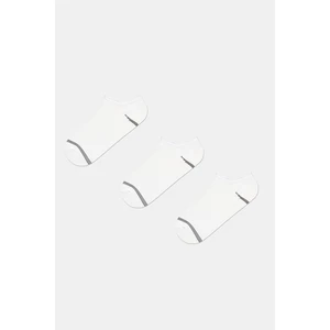 Leopar Sporty 3lü Beyaz Sneaker Çorap