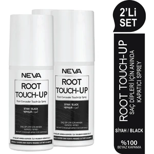 Root Touch-Up 2'li Set  Siyah Saç Dipleri Için Anında Kapatıcı Sprey 75ML