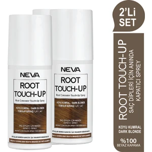 Root Touch-Up 2'li Set  Koyu Kumral Saç Dipleri Için Anında Kapatıcı Sprey 75ML