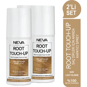 Root Touch-Up 2'li Set  Sarı Saç Dipleri Için Anında Kapatıcı Sprey 75ML