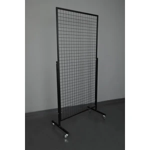 Rafburada®Tekerlekli Sık Telli Tel Raf. Tel Pano Stand, Duvar Askılığı 60x120cm