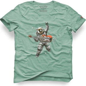 Gitarlı Astronot Tasarım Tişört