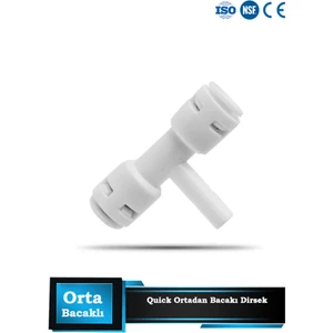 Su Arıtma Cihazlarına Uyumlu Ortadan Bacaklı T Dirsek