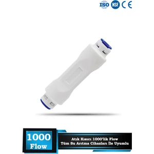 Su Arıtma Cihazları Için Atık Kısıcı Flow 1000