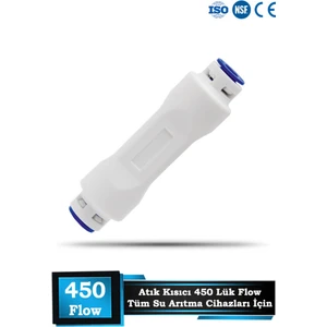Su Arıtma Cihazları Için Atık Kısıcı Flow 450