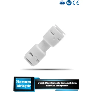 Su Arıtma Cihazlarına Uyumlu Quıck Hortum Birleştirme