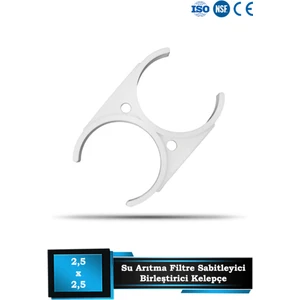 Su Arıtma Filtreleri Için 2.5x2.5 Kelepçe