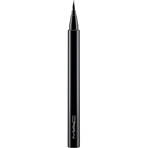 MAC Brushstroke Eyeliner - Hassas Fırça Ucu, Yoğun Siyah Renk, 24 Saat Kalıcı