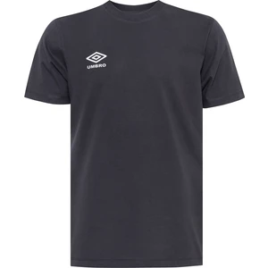 Erkek Antrasit Oversize Pamuk Bisiklet Yaka T-Shirt Umbro Simple Tee FF-0150