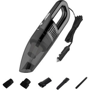 120W 12V Araba Elektrikli Süpürge Emme Araba Için Islak ve Kuru Çift Kullanımlı Elektrikli Süpürge El Araba Elektrikli Süpürgesi Siyah (Yurt Dışından)