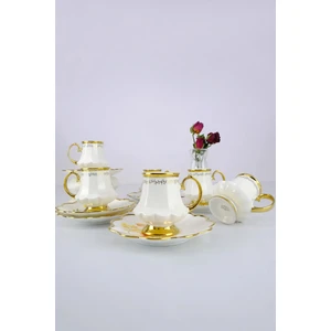 Vivian 6 Kişilik Porselen Kahve Fincan Takımı