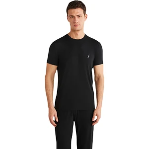 Erkek Siyah Modal Uyku T-Shirt