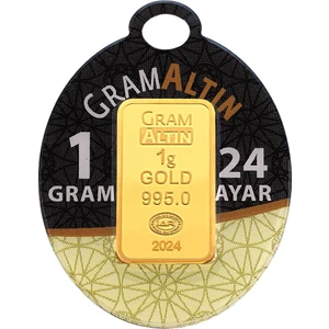 Tuğrul Kuyumculuk 1 Gram Külçe Gram Altın 24 Ayar