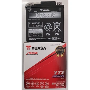 Motostart Yuasa YTZ7V 12 V 6.3 Amper 105 Cca Fabrikasyon Kurulum Motosiklet Akü