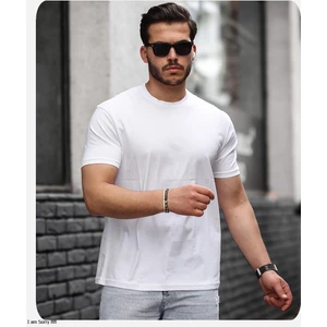 Pamuklu Sıfır Yaka T-Shırt