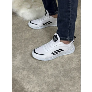 Günlük Erkek Sneaker Fileli Bağcıklı Rahat Esnek Dikiş Detaylı Yürüyüş Spor Ayakkabı 1453