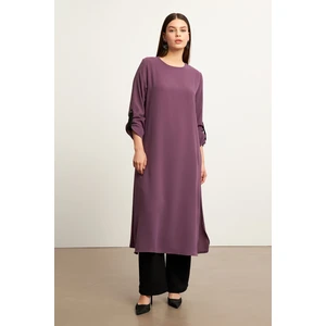 Afra Tunik Pantolon Takım - Leylak