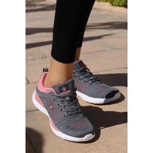 101499592 Wolky Memory Foam Kül Gri Kadın Günlük Sneaker