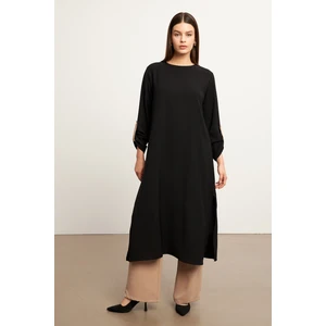 Afra Tunik Pantolon Takım - Siyah