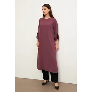 Afra Tunik Pantolon Takım - Gül Kurusu