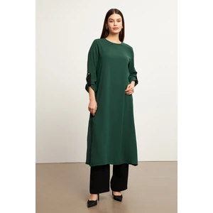 Afra Tunik Pantolon Takım - Zümrüt