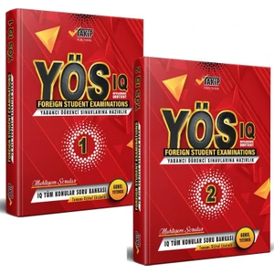 Liyakat Yayınları YÖS Genel Yetenek IQ 1 Soru Bankası - YÖS Genel Yetenek IQ 2 Soru Bankası 2'li Set