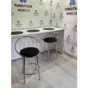 TURGUTSAN MOBİLYA Bar Sandalyesi Bar Taburesi 65CM