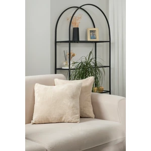 Çift Tarafı Wellsoft Kumaş 2'li 44X44 cm Hediyelik Dekoratif Pelüş Kırlent Kılıfı Yastık Kılıfı