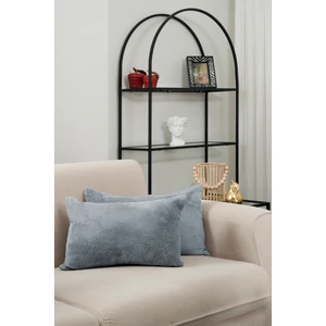 Çift Tarafı Wellsoft Kumaş 2'li 35X55 cm Hediyelik Dekoratif Pelüş Kırlent Kılıfı Yastık Kılıfı