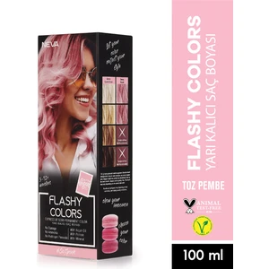 Flashy Colors (Vegan)  Toz Pembe Direkt Uygulanan Yarı Kalıcı Saç Boyası 100ML