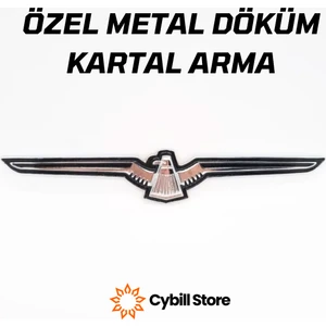 Cybill Store Kartal Krom Metal Arma Üst Kalite 1 Adet 23X4 cm