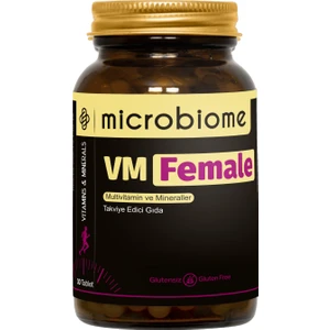 Vm Female Multivitamin ve Mineral Complex 30 Tablet Kadınlar Için