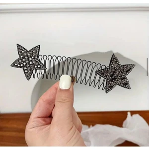 Uras Desing Kore Moda  Yıldız Tarak Toka/topuz Tokası/gizli Topuz Tarak