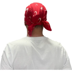 Türk Bayrağı Kırmızı Bandana