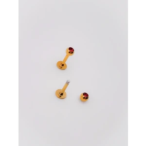 Cerrahi Çelik Piercing Zirkon 3mm Tek Taşlı Kıkırdak Helix Tragus Piercing (1ADET)